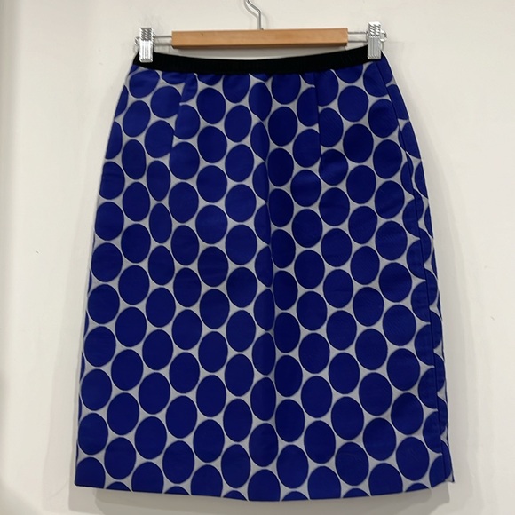 Marni X H&M Mini Pencil Skirt in Blue and Grey size 6 - Picture 7 of 11